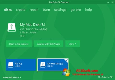 Screenshot MacDrive Windows 10
