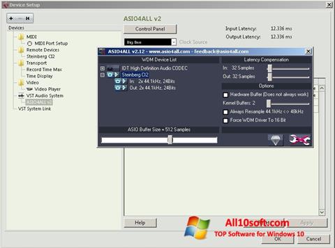 configurar asio4all windows 10