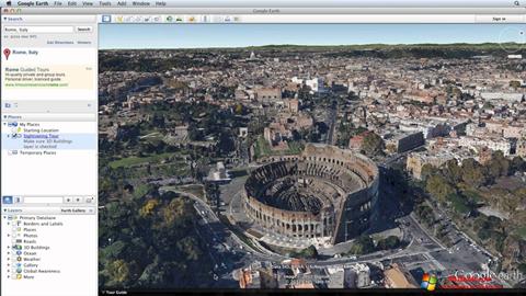 Screenshot Google Earth Windows 10