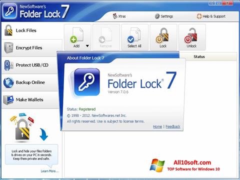 Screenshot Folder Lock Windows 10