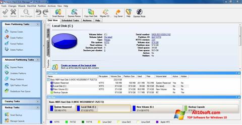 Screenshot Paragon Hard Disk Manager Windows 10