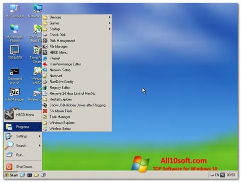 Screenshot Hirens Boot CD Windows 10