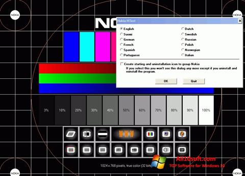 Screenshot Nokia Monitor Test Windows 10
